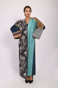 Cerulean Dream Blazer Abaya