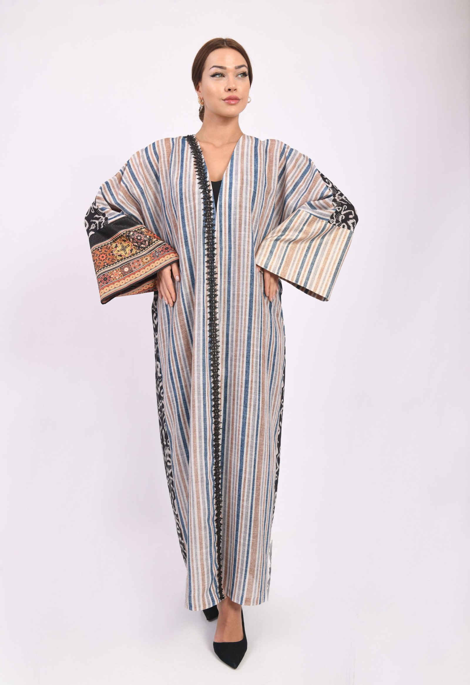 Ivory Aura Blazer Abaya