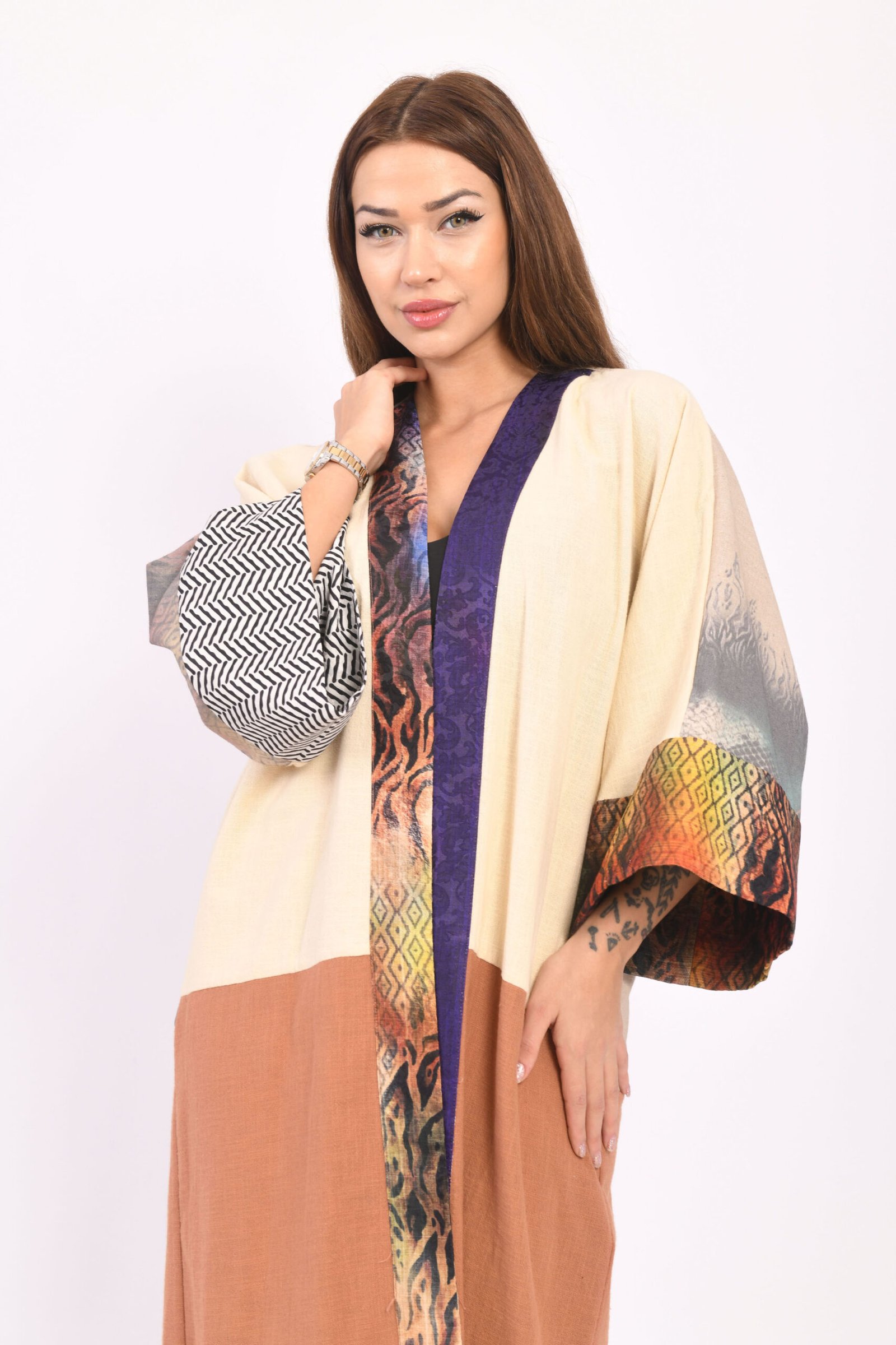 Esrar-ı Bahar Blazer Abaya - Görsel 4