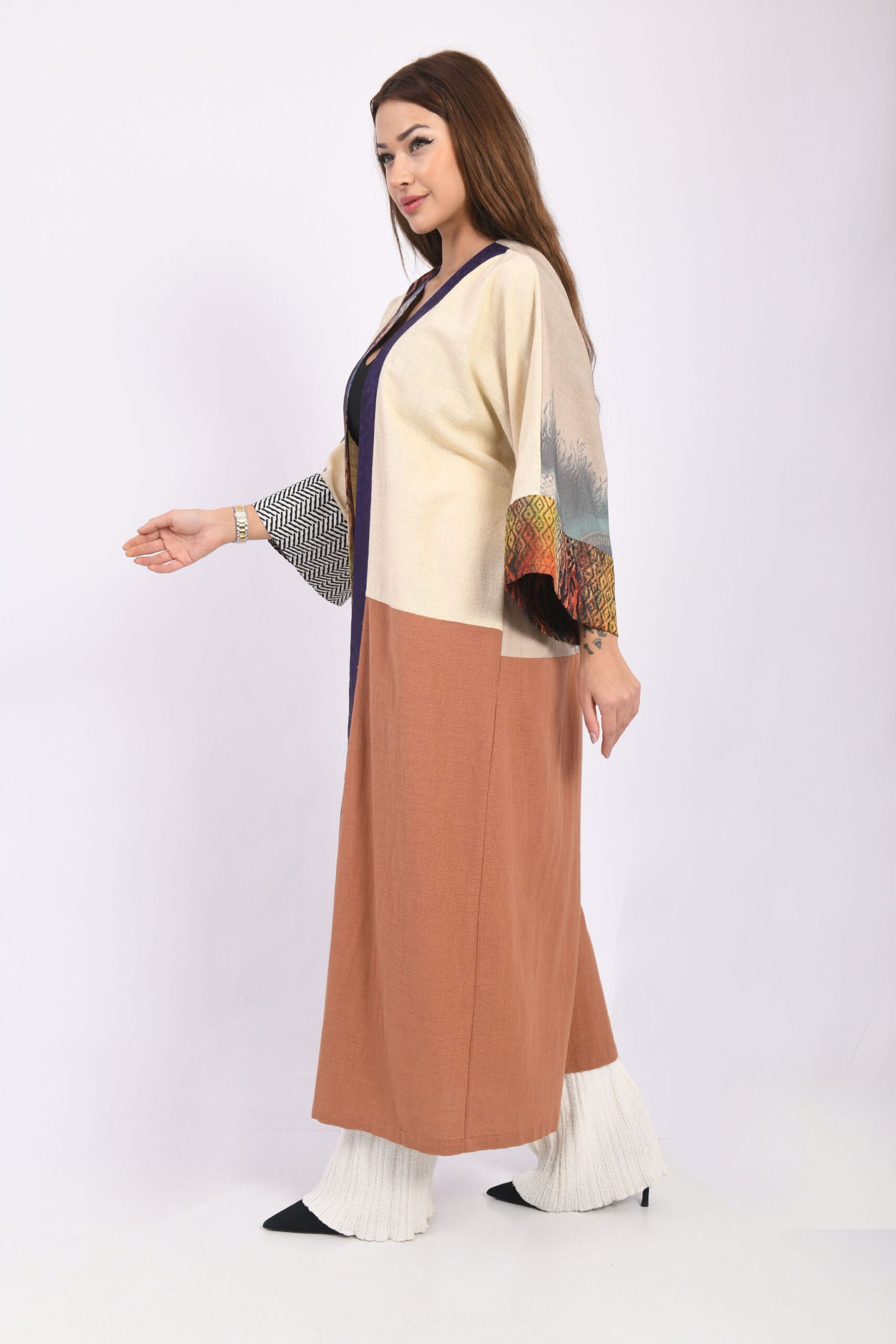 Esrar-ı Bahar Blazer Abaya - Görsel 6